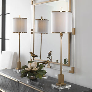   Contemporary Brass Buffet Lamp | Oroa.com