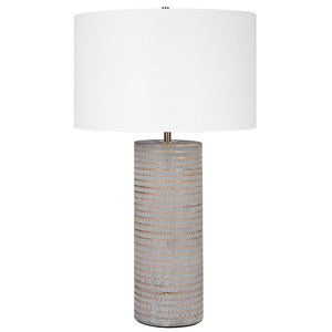   Frosted Gray Ceramic Table Lamp | Oroa.com