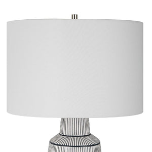   Ceramic Nautical Stripes Table Lamp | Oroa.com