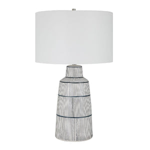   Ceramic Nautical Stripes Table Lamp | Oroa.com