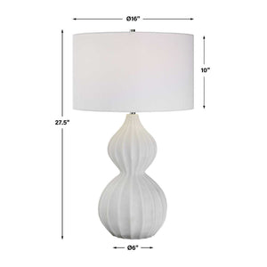   White Marble Inspired Table Lamp | Oroa.com