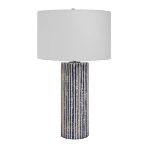  Glazed Stripes Ceramic Table Lamp | Oroa.com