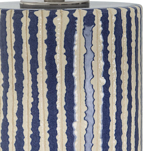   Glazed Stripes Ceramic Table Lamp | Oroa.com
