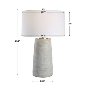   Carved Ring Ceramic Table Lamp | Oroa.com