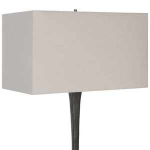   Rustic Black Iron Table Lamp | Oroa.com