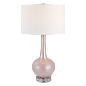   Pink Glass Table Lamp | Oroa.com