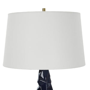  Blue Gloss Ceramic Table Lamp | Oroa.com
