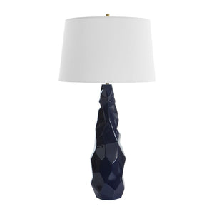   Blue Gloss Ceramic Table Lamp | Oroa.com