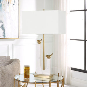   Gold Birds Table Lamp | Oroa.com