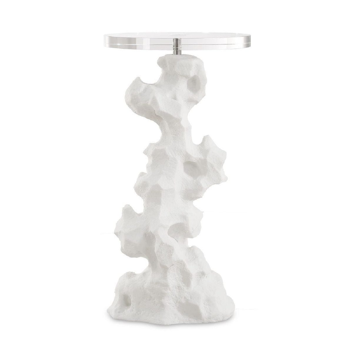   Organic-Shaped White Stone Table Lamp | Oroa.com