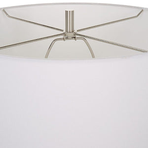   Organic-Shaped White Stone Table Lamp | Oroa.com