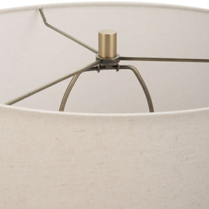   Smoky Gray Glass Table Lamp | Oroa.com