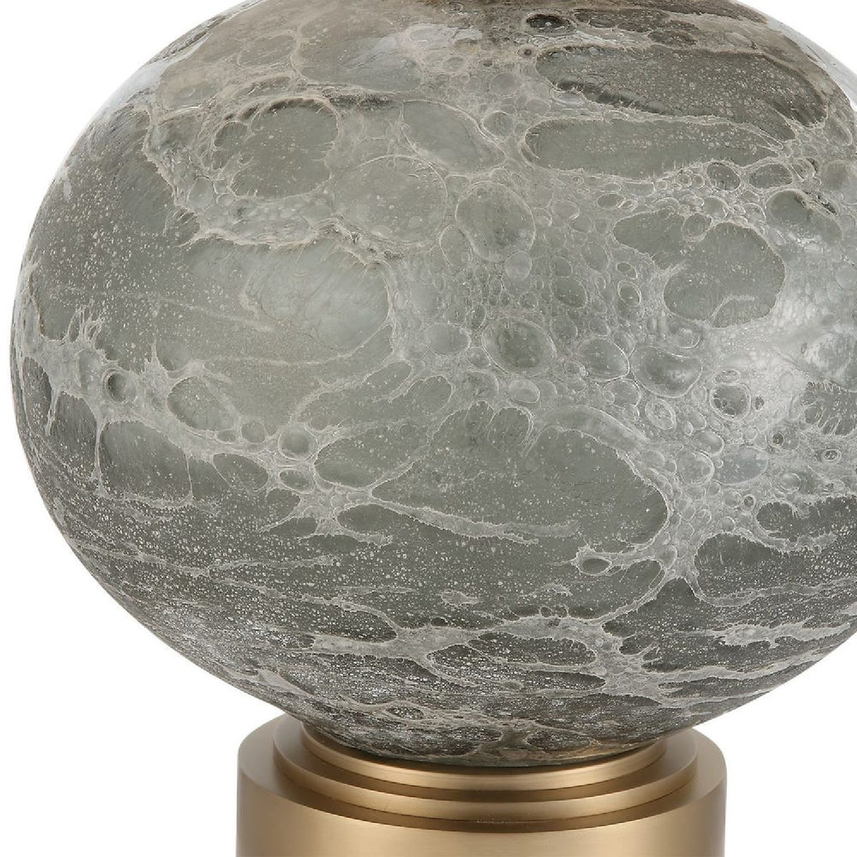   Smoky Gray Glass Table Lamp | Oroa.com