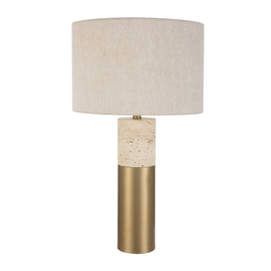   Brass & Stone Table Lamp | Oroa.com