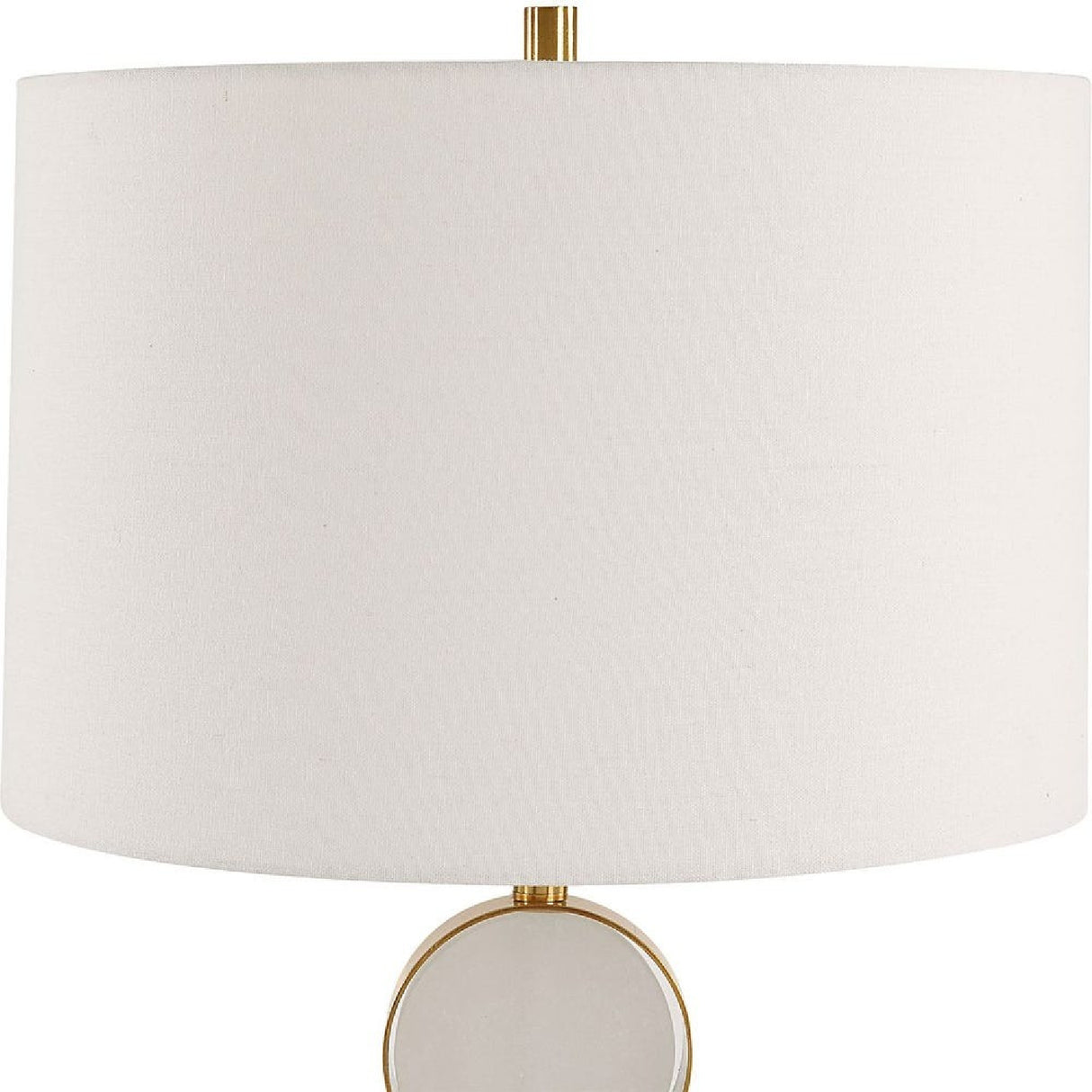   Round Alabaster Table Lamp | Oroa.com