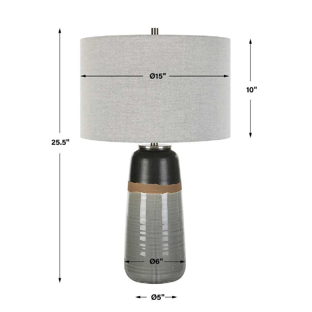   Two-Toned Ceramic Table Lamp | Oroa.com
