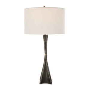  Textured Cast Iron Table Lamp | Oroa.com