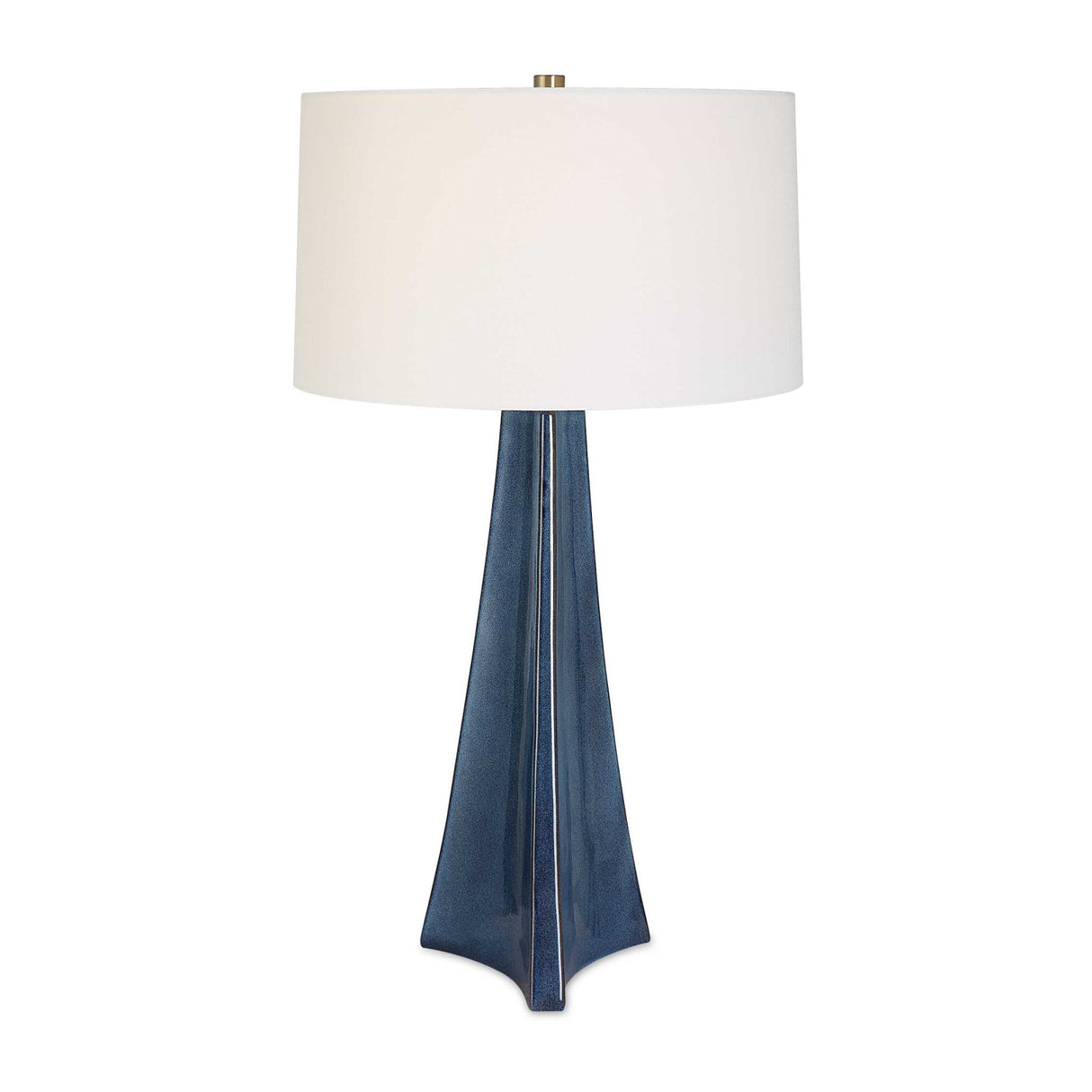   Tapered Blue Ceramic Table Lamp | Oroa.com