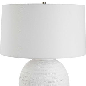   Urn-Shaped White Ceramic Table Lamp | Oroa.com