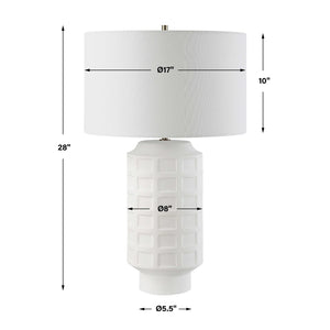   Embossed Tiles Ceramic Table Lamp | Oroa.com