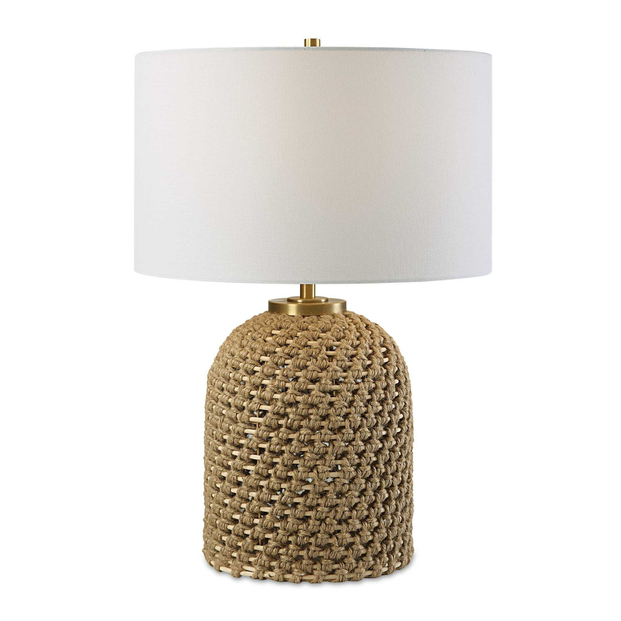   Knotted Natural Rope Table Lamp | Oroa.com