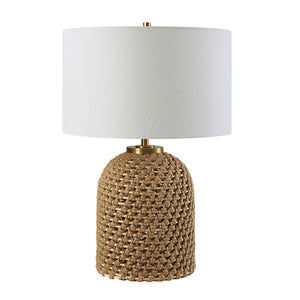   Knotted Natural Rope Table Lamp | Oroa.com