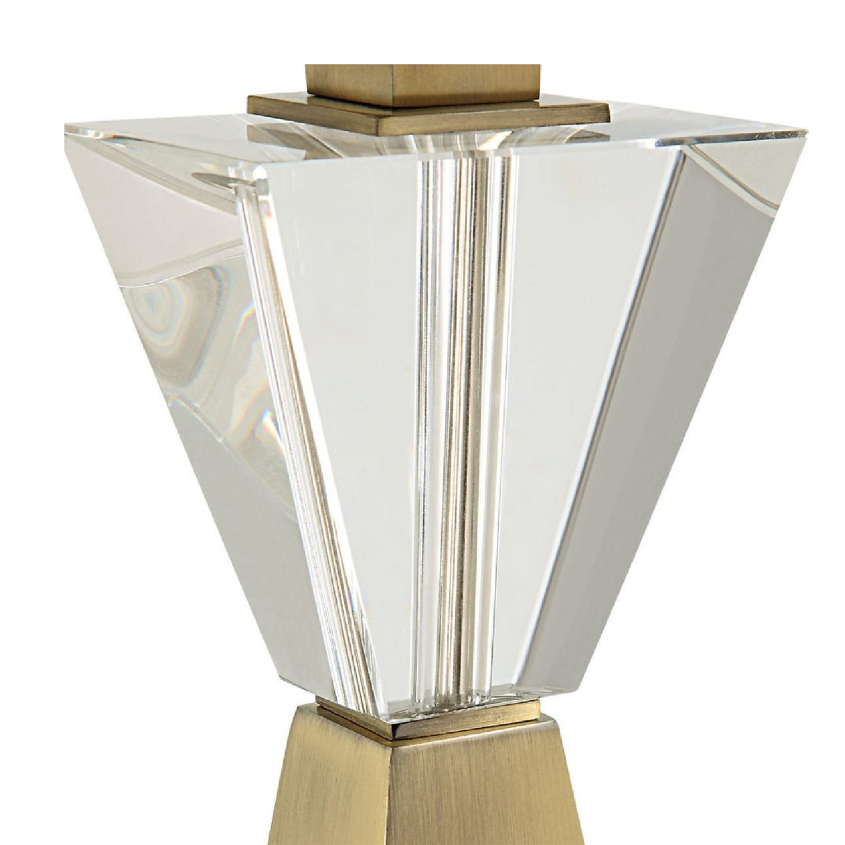  Tapered Brass Table Lamp | Oroa.com