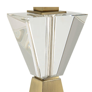   Tapered Brass Table Lamp | Oroa.com