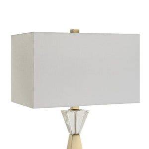   Tapered Brass Table Lamp | Oroa.com