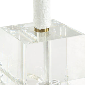   Textured White Ceramic Table Lamp | Oroa.com