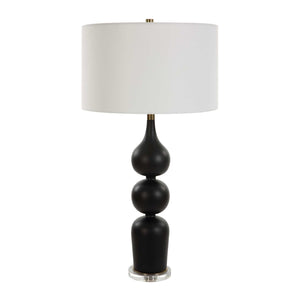  Black Ceramic Table Lamp | Oroa.com
