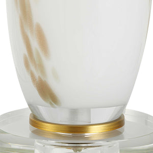   Gold Speckled Glass Table Lamp | Oroa.com