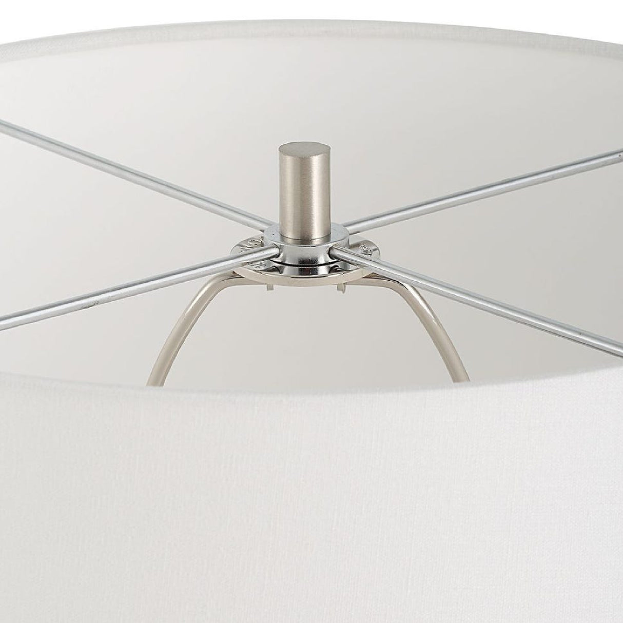   Gray & Silver Glass Table Lamp | Oroa.com