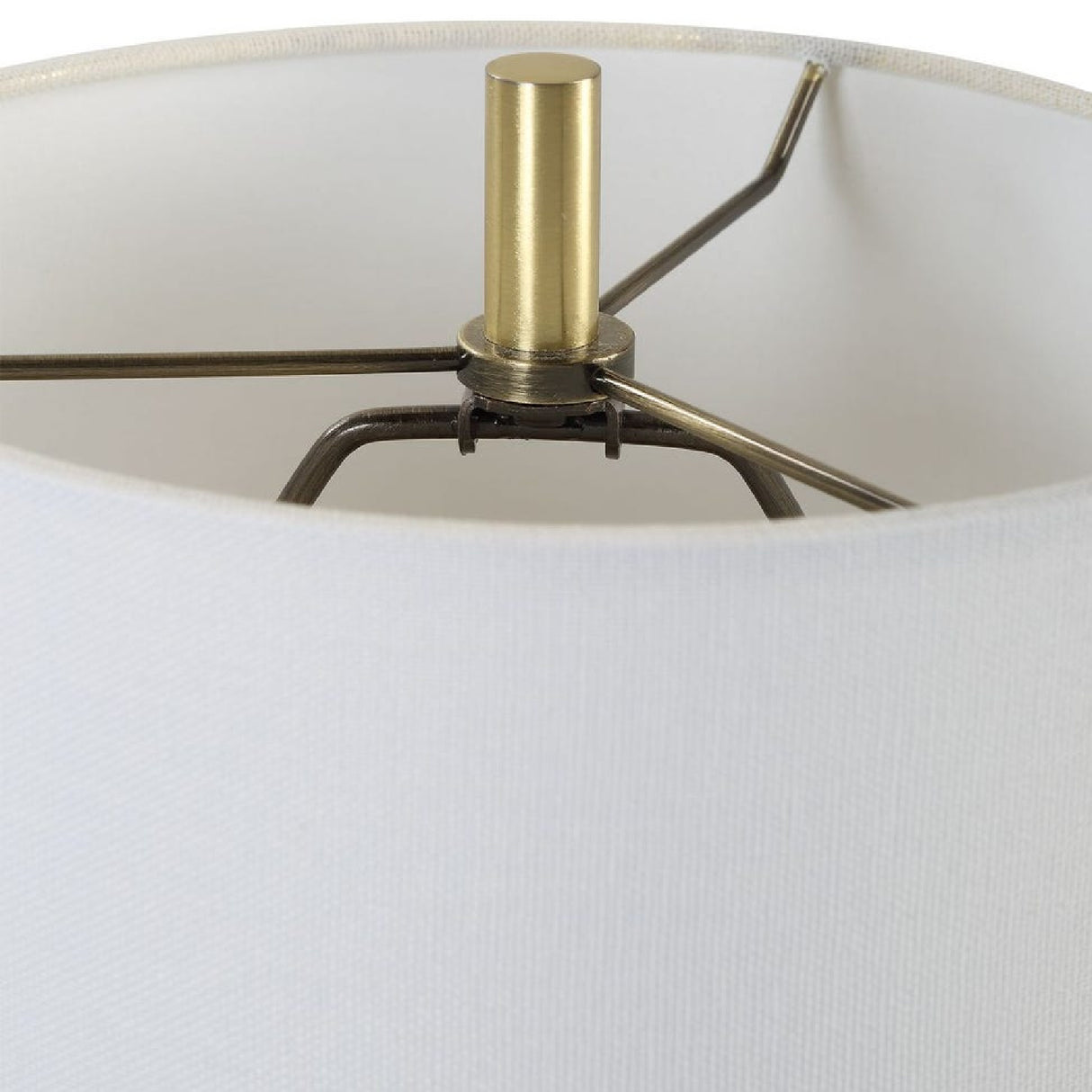   Smoky Blue Glass Buffet Lamp | Oroa.com