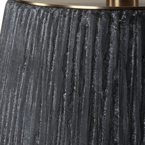   Black Textured Concrete Table Lamp | Oroa.com