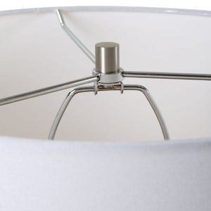   Seeded Blue Glass Table Lamp | Oroa.com