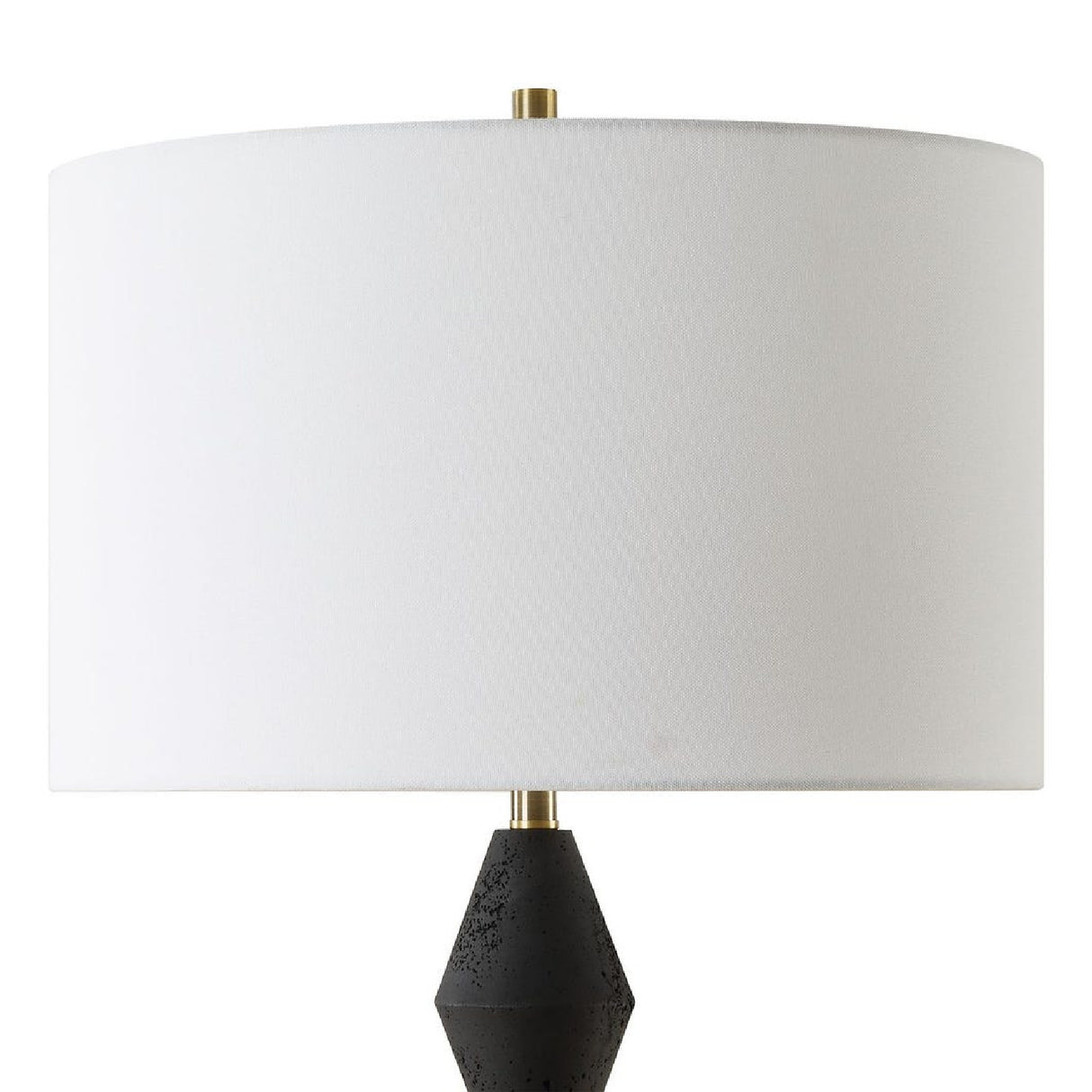   Geometrical Black Stone Table Lamp | Oroa.com