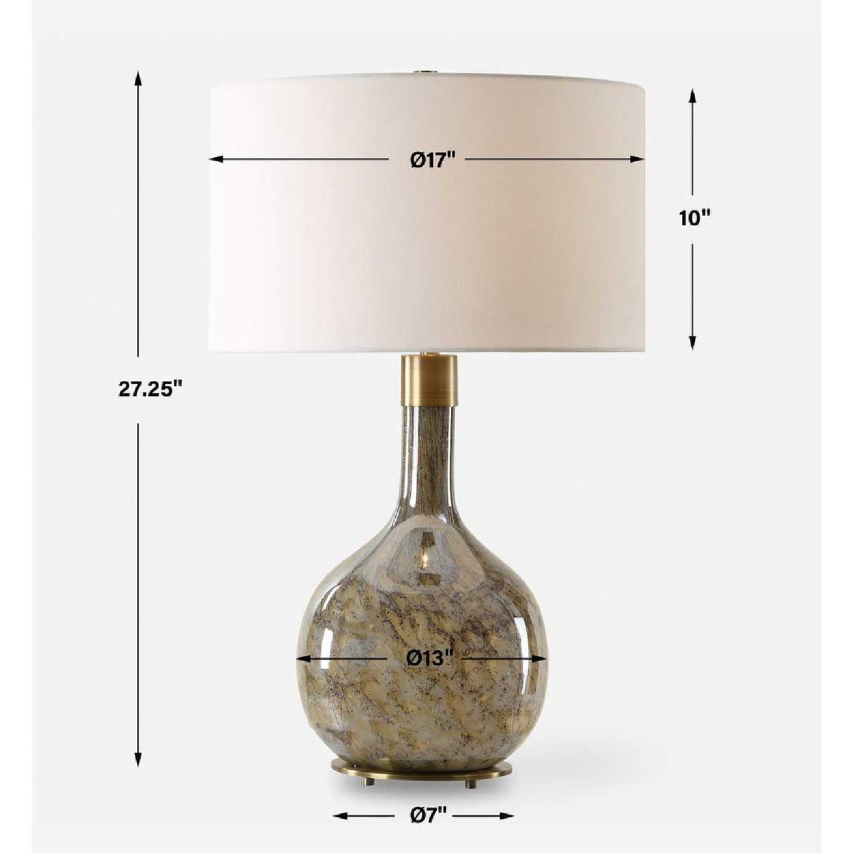   Seeded Glass Table Lamp | Oroa.com