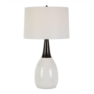   Ceramic White Table Lamp | Oroa.com