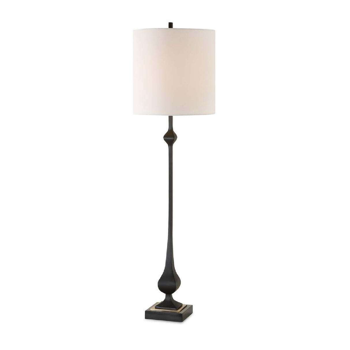   Satin Black Buffet Lamp | Oroa.com