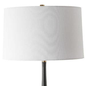   Black Teardrop-Shaped Table Lamp | Oroa.com