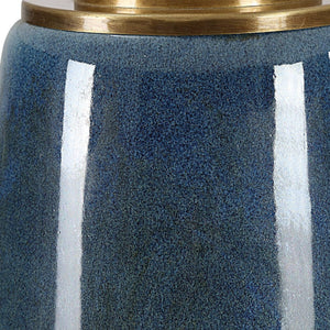   Blue Ceramic Table Lamp | Oroa.com