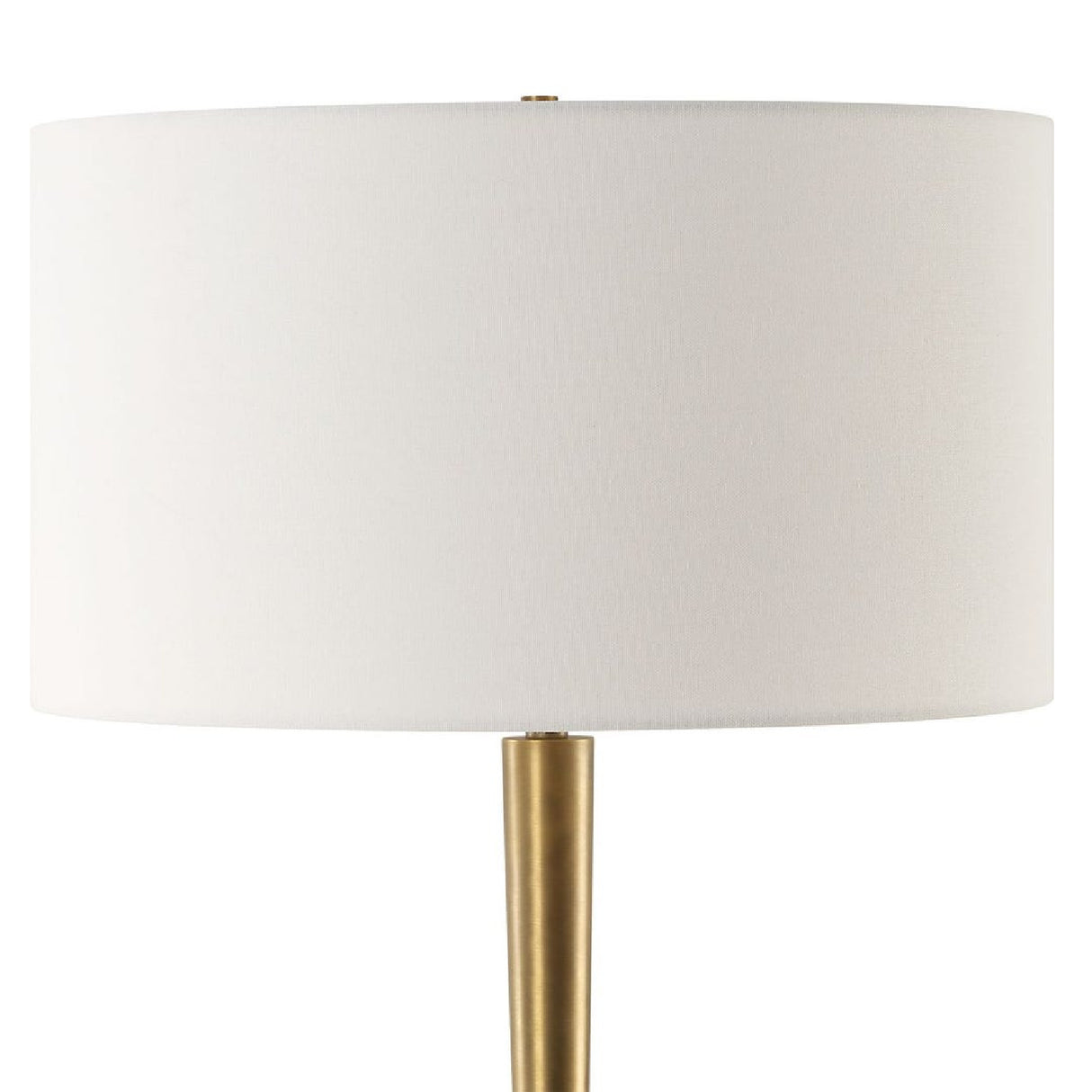   White Marble & Brass Table Lamp | Oroa.com