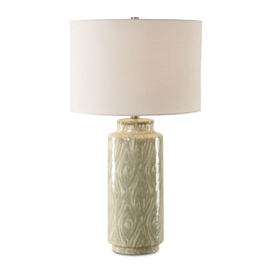   Patterned Cream Ceramic Table Lamp | Oroa.com