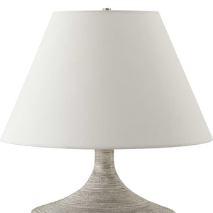   White Distressed Ceramic Table Lamp | Oroa.com