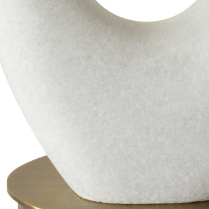   White Stone Table Lamp | Oroa.com
