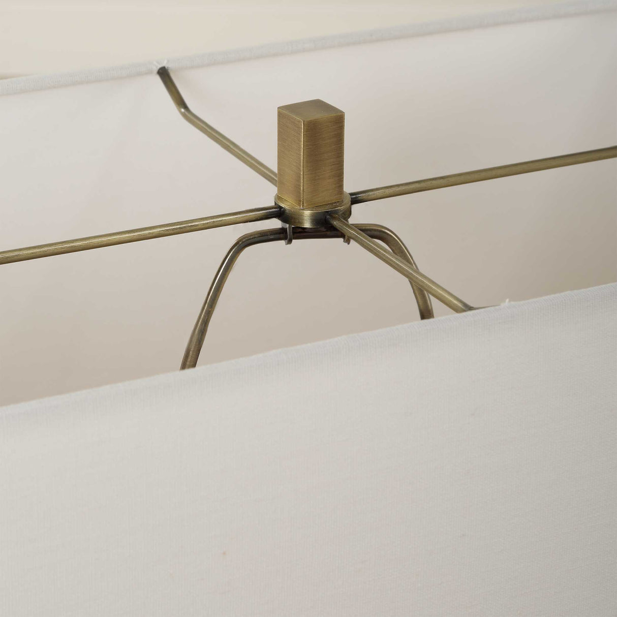  U-Shaped Travertine Table Lamp | Oroa.com