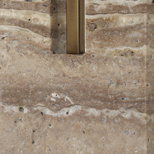   U-Shaped Travertine Table Lamp | Oroa.com