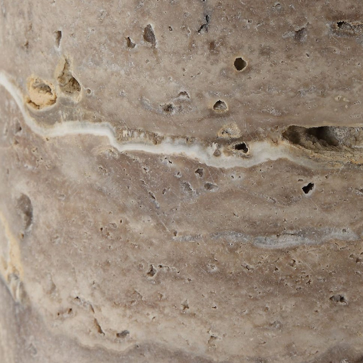   Honed Travertine Table Lamp | Oroa.com