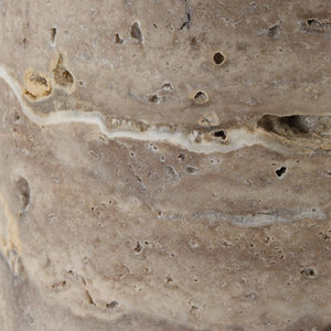   Honed Travertine Table Lamp | Oroa.com
